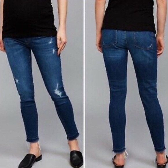 DL1916 Distressed Jess Maternity Jean in Strive - Picture 1 of 12